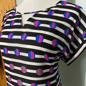 Blouse back buttoned